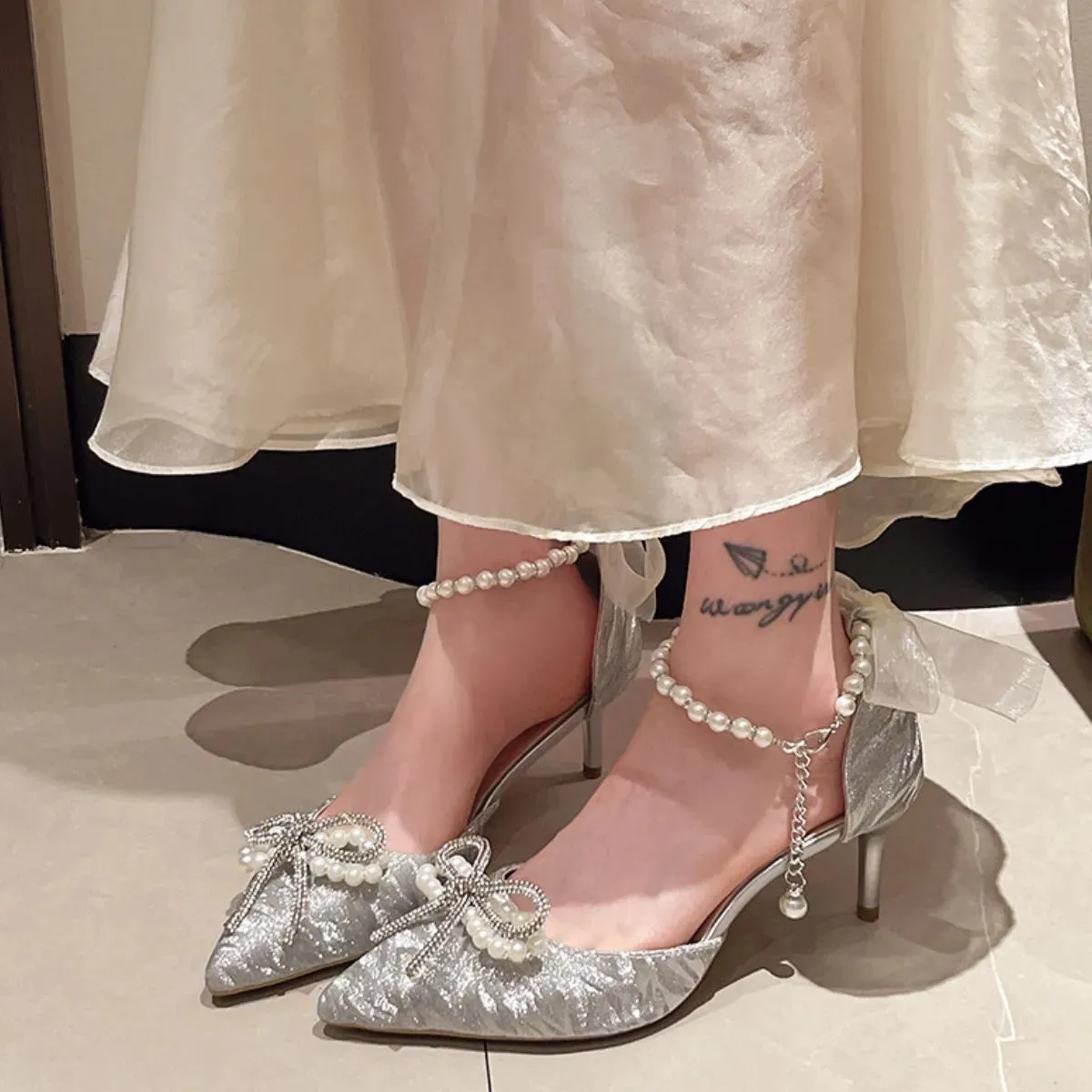 Point Toe Kitten Heels Pumps