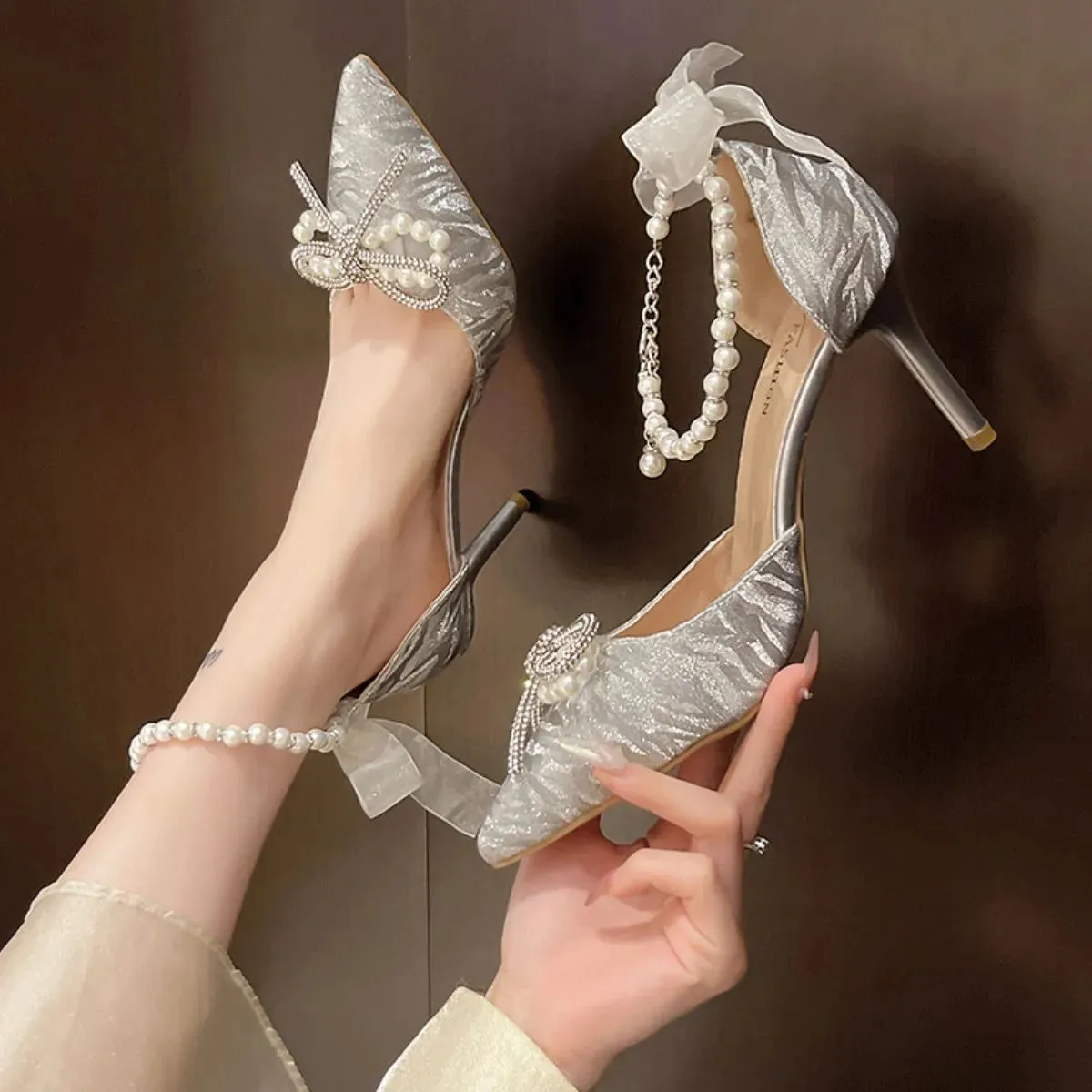 Point Toe Kitten Heels Pumps