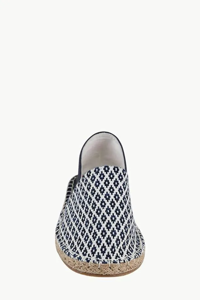 Printed Block Canvas Espadrilles