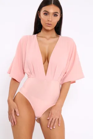 Rose Plunge Bodysuit - Florence