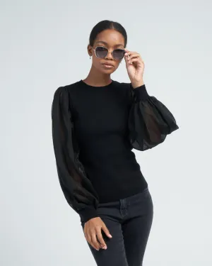 sabrina pullover - noir