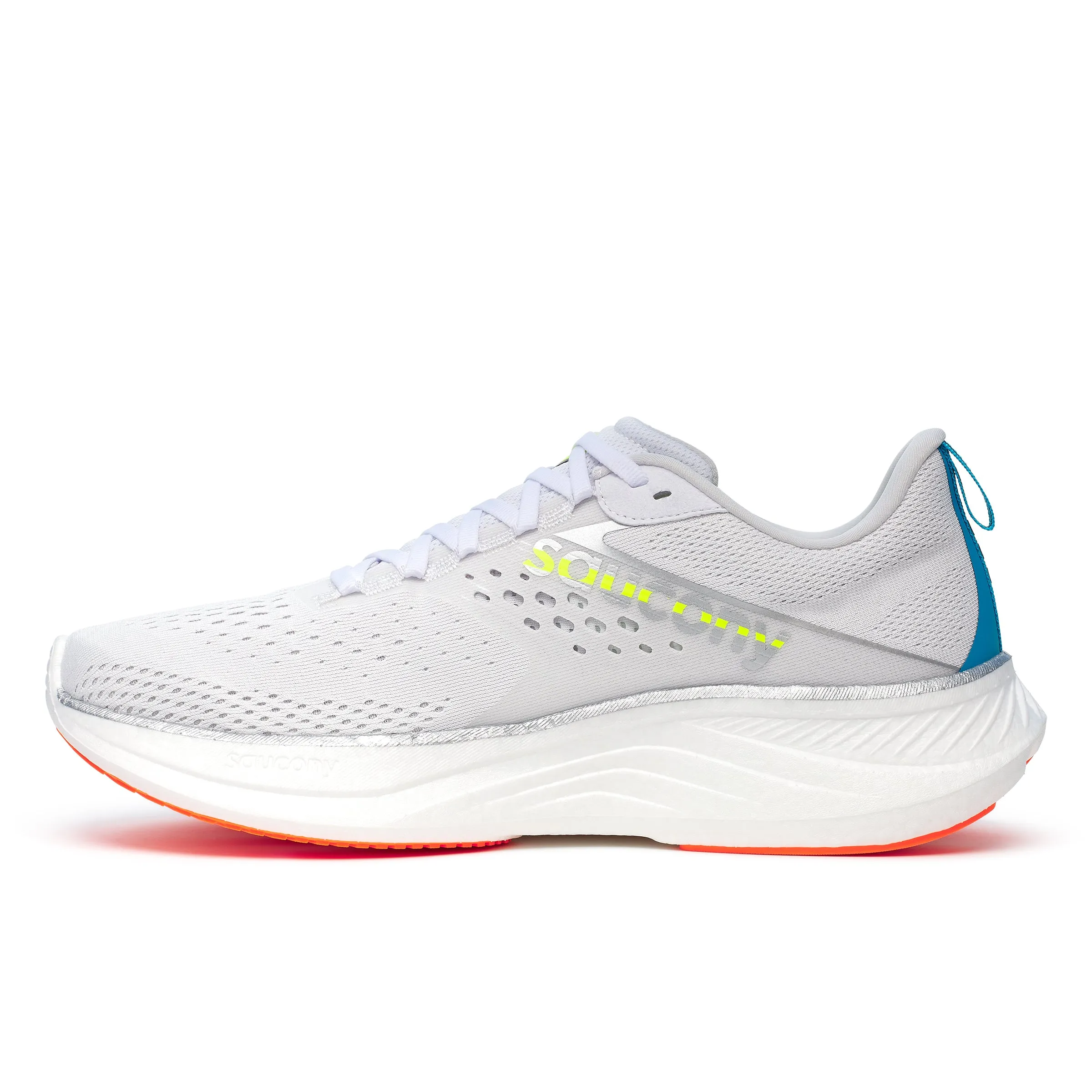 Saucony Ride 17 (Mens) - White/Vizi