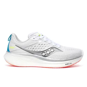 Saucony Ride 17 (Mens) - White/Vizi