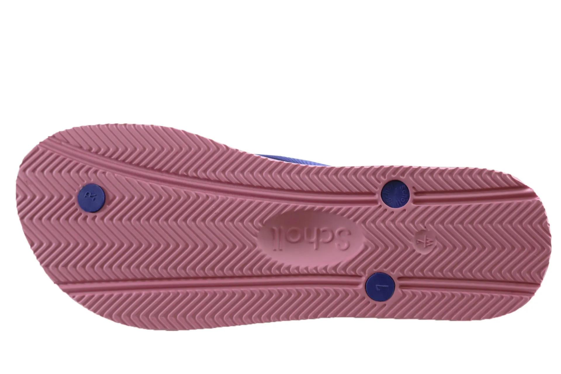 Scholl Orthaheel Fiji Womens Comfortable Rubber Thongs With Support