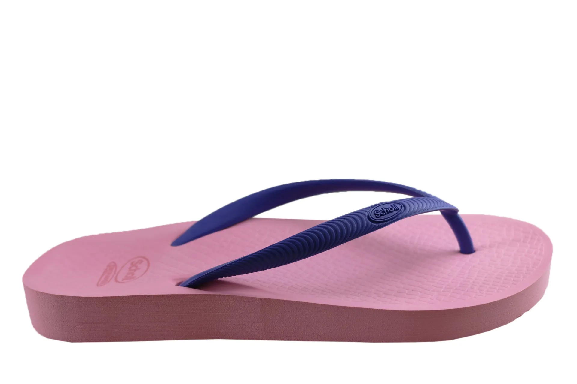Scholl Orthaheel Fiji Womens Comfortable Rubber Thongs With Support