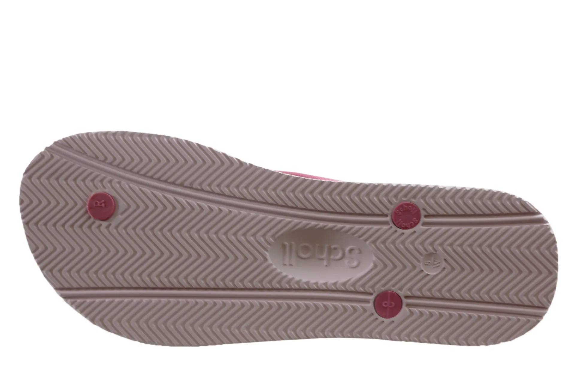 Scholl Orthaheel Fiji Womens Comfortable Rubber Thongs With Support