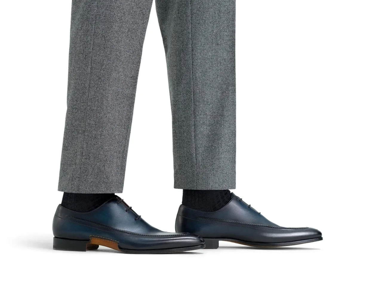 Scisi Blue Oxford Shoes