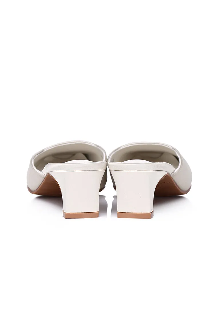 Seniya Square Toe Heels (Ash)