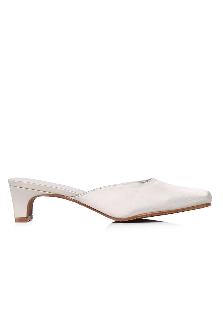 Seniya Square Toe Heels (Ash)