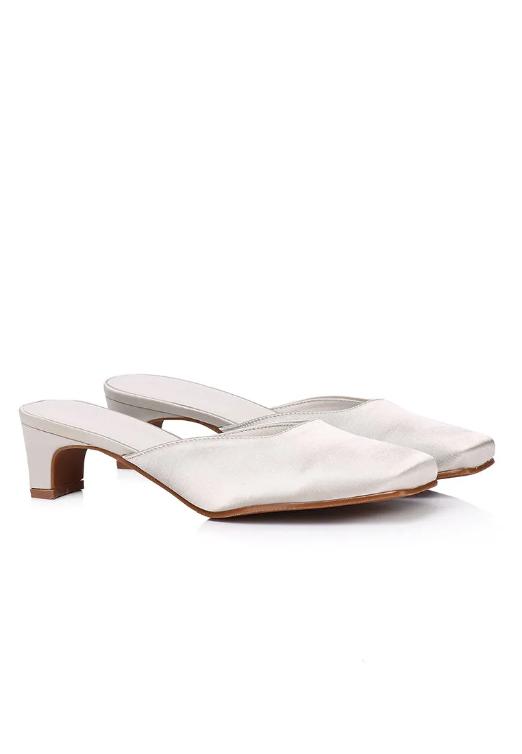Seniya Square Toe Heels (Ash)