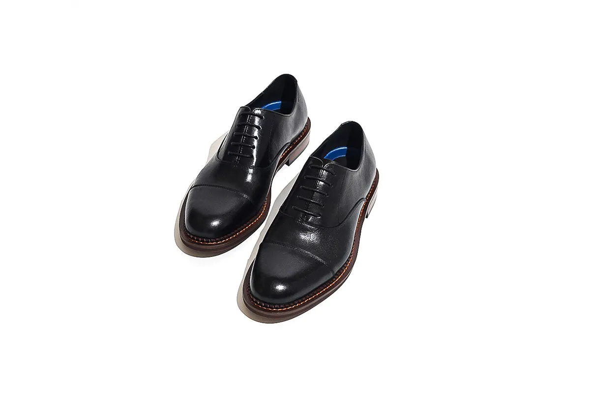 Sergio Two-toned Derby - Black