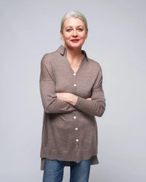 shirt sweater - driftwood