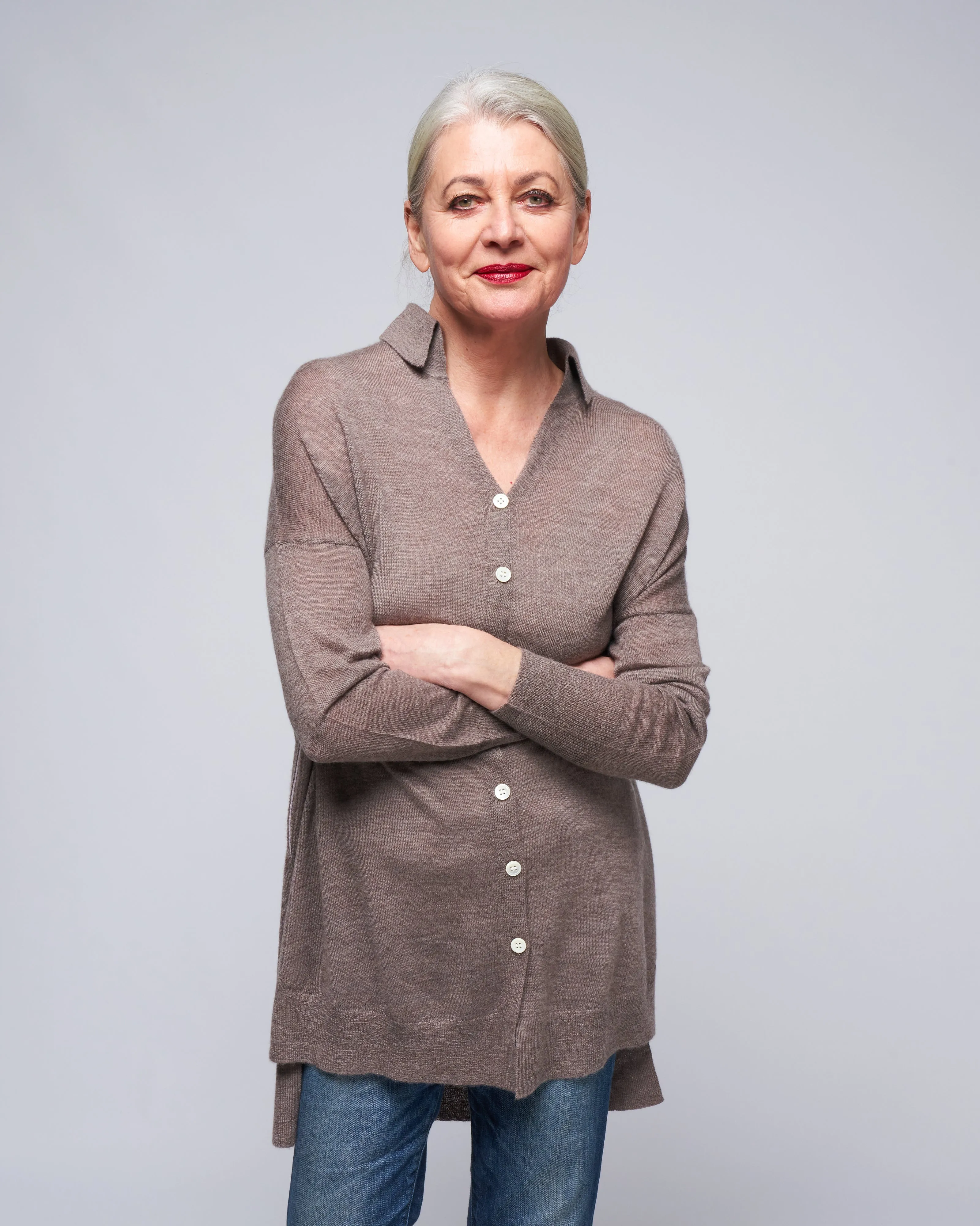 shirt sweater - driftwood