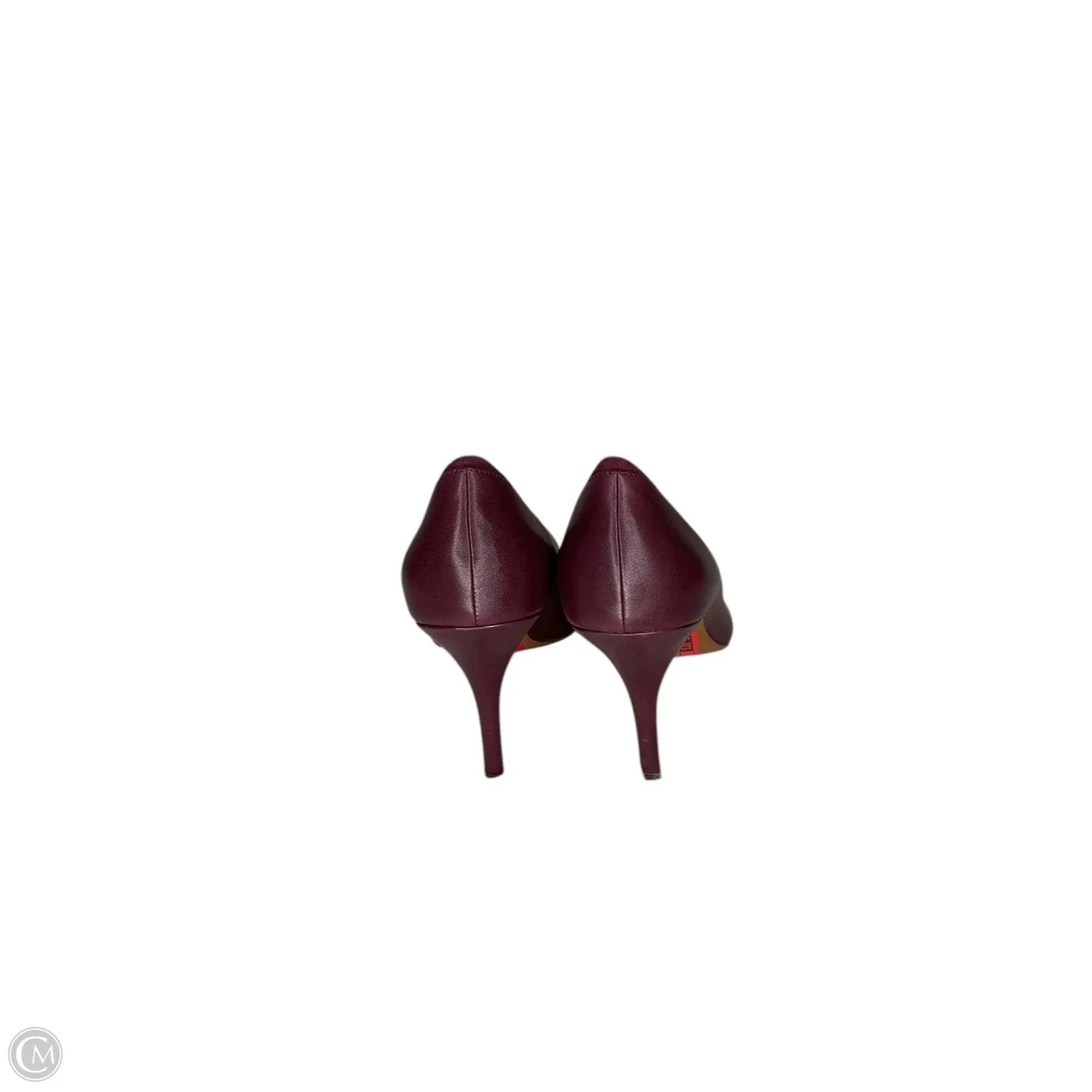 Shoes Heels Kitten By Cole-haan In Maroon, Size: 9.5