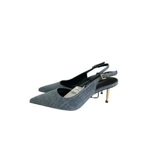 Shoes Heels Kitten By Express In Blue, Size:8