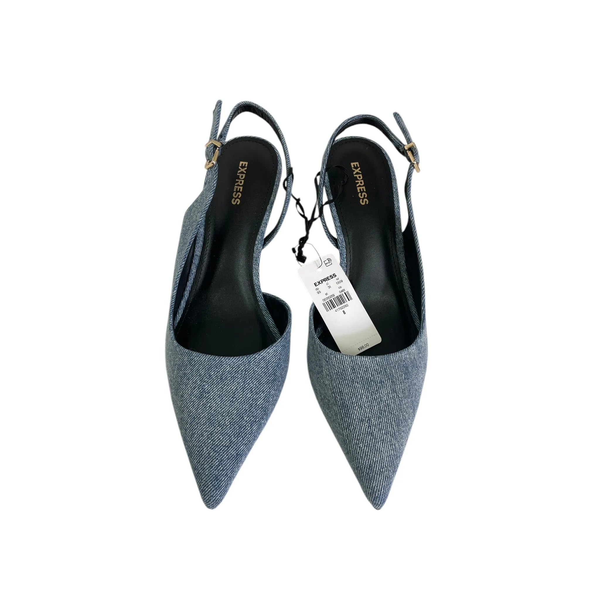 Shoes Heels Kitten By Express In Blue, Size:8
