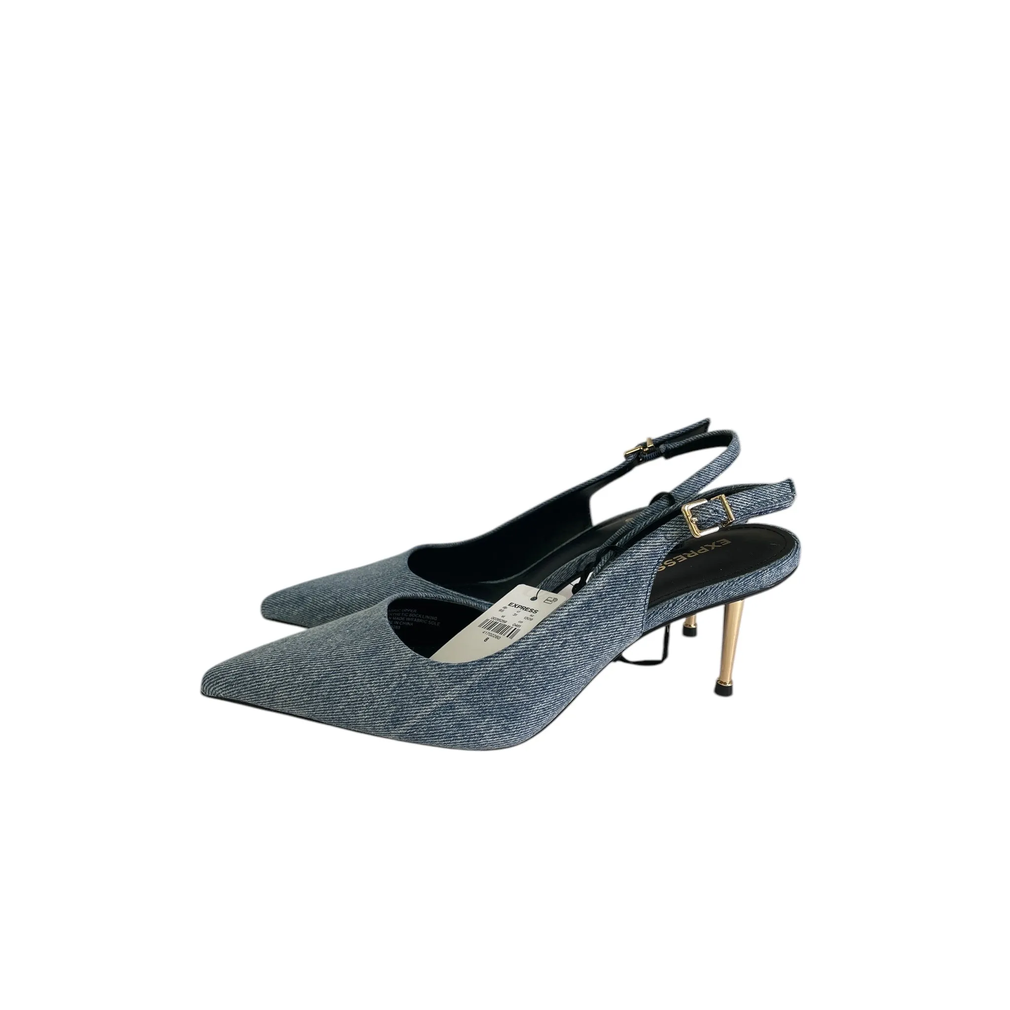 Shoes Heels Kitten By Express In Blue, Size:8