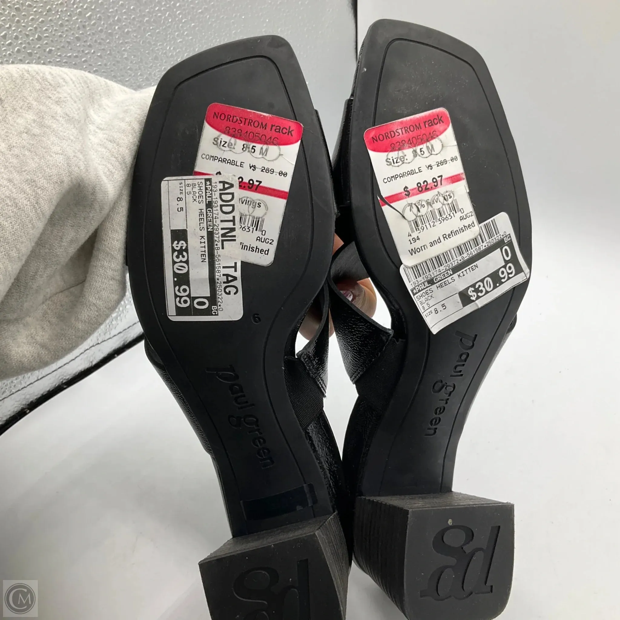 Shoes Heels Kitten By Paul Green In Black, Size: 8.5