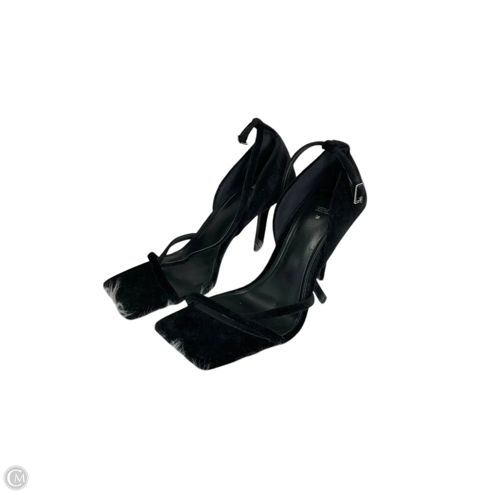 Shoes Heels Kitten By Zara In Black, Size: 7.5