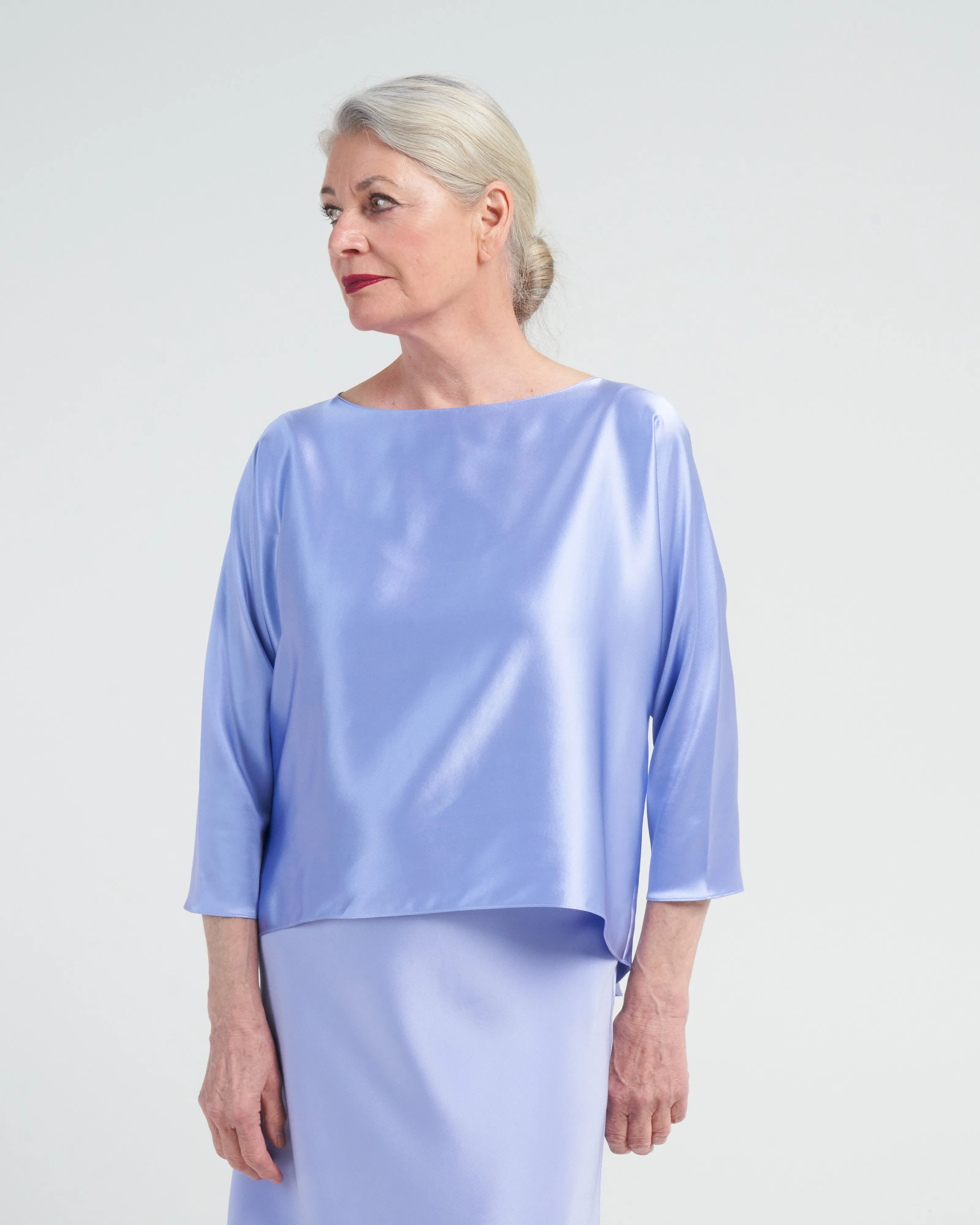 sleeve sway top - iris