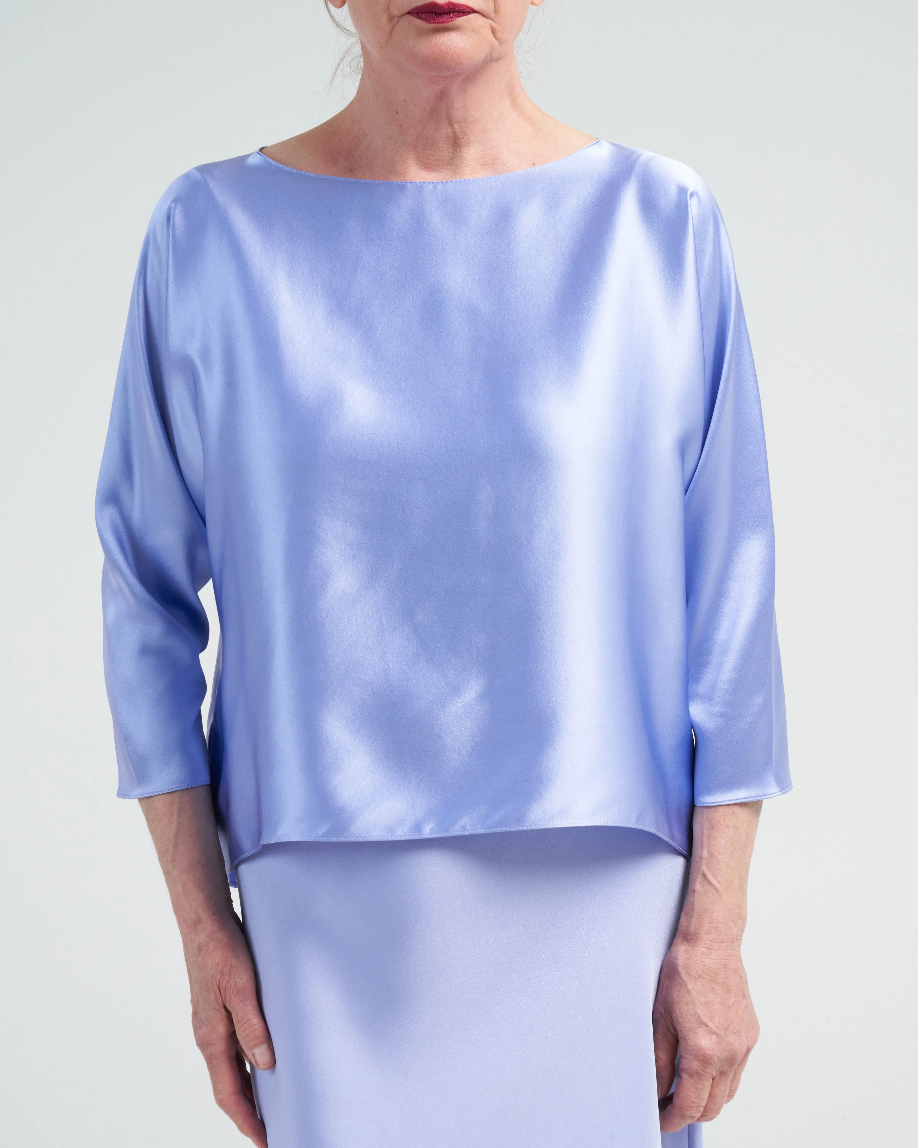 sleeve sway top - iris