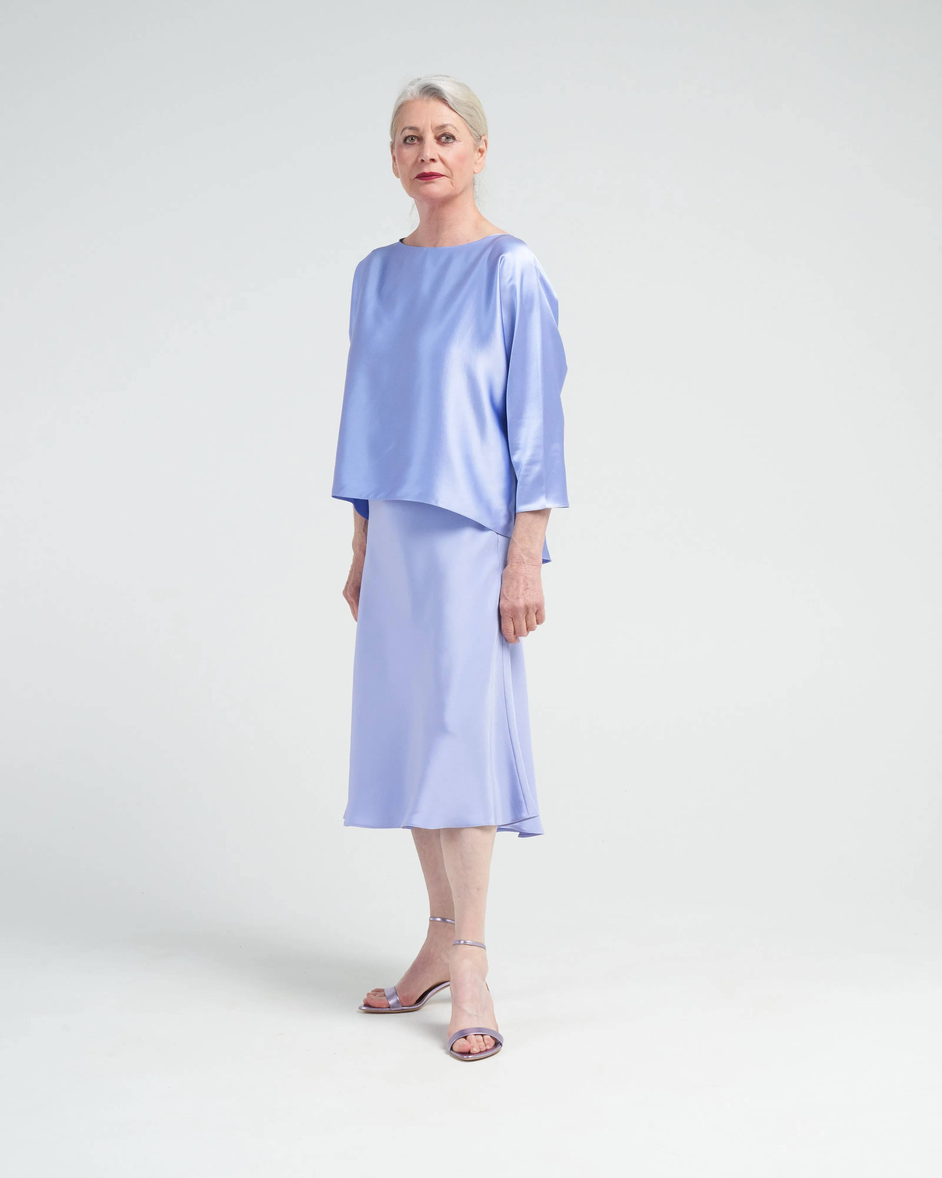 sleeve sway top - iris