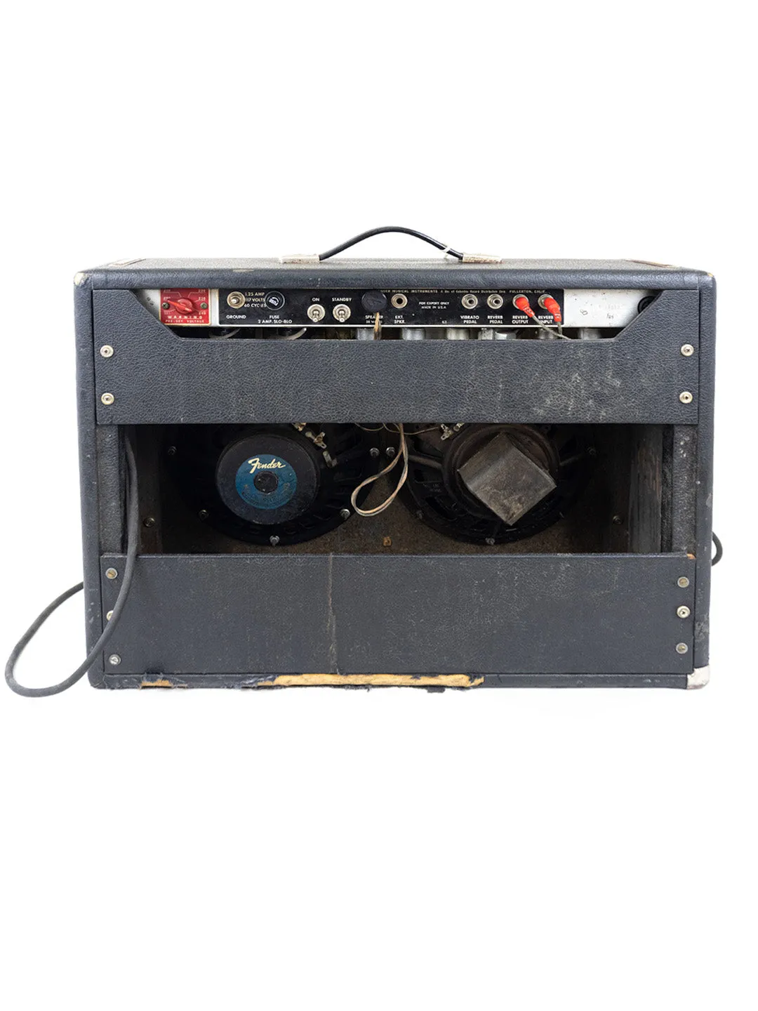 SOLD - Fender Vibrolux Reverb Amp - Silverface – USA 1977