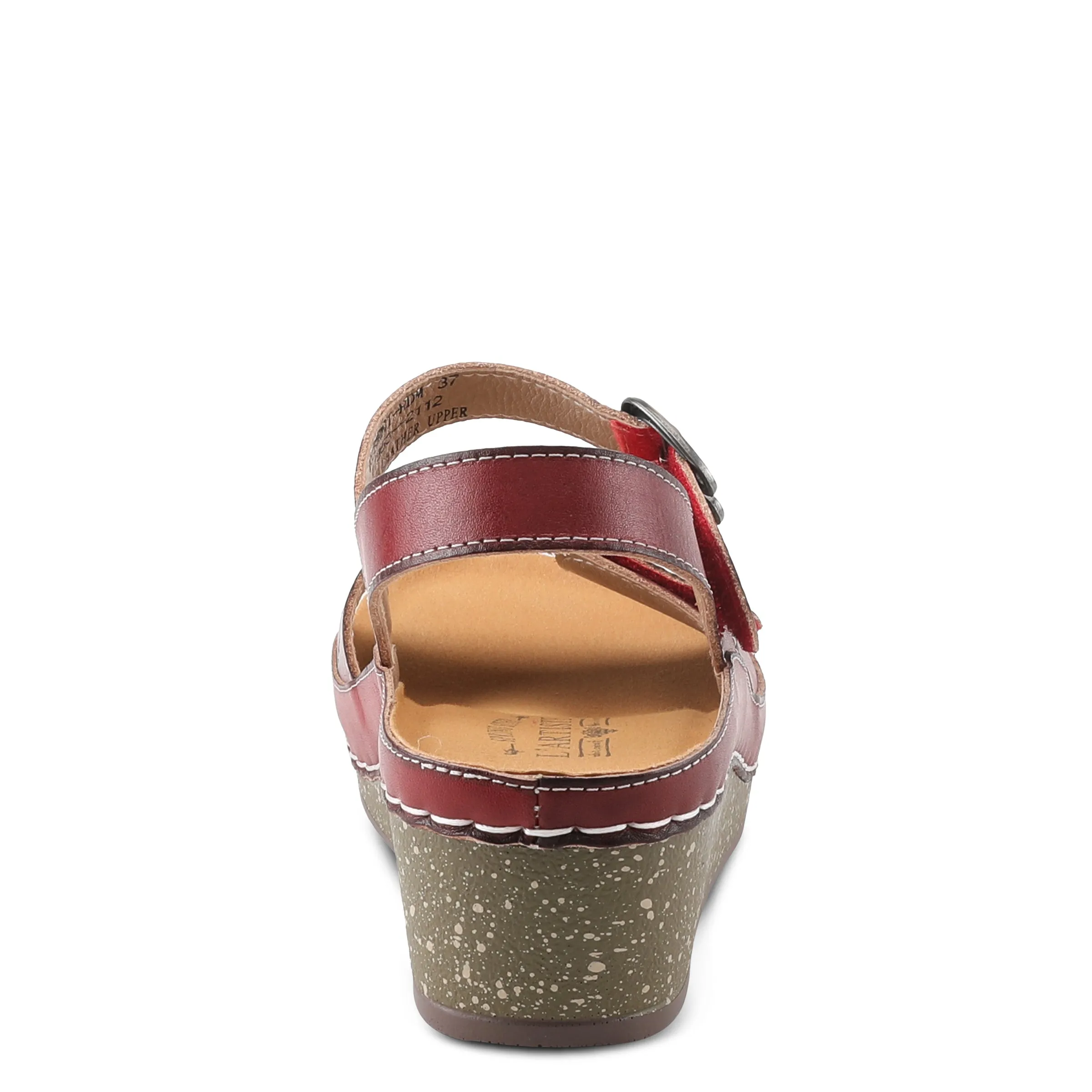 Spring Step Shoes L'Artiste Roshni Sandals Women's Hand Painted Leather