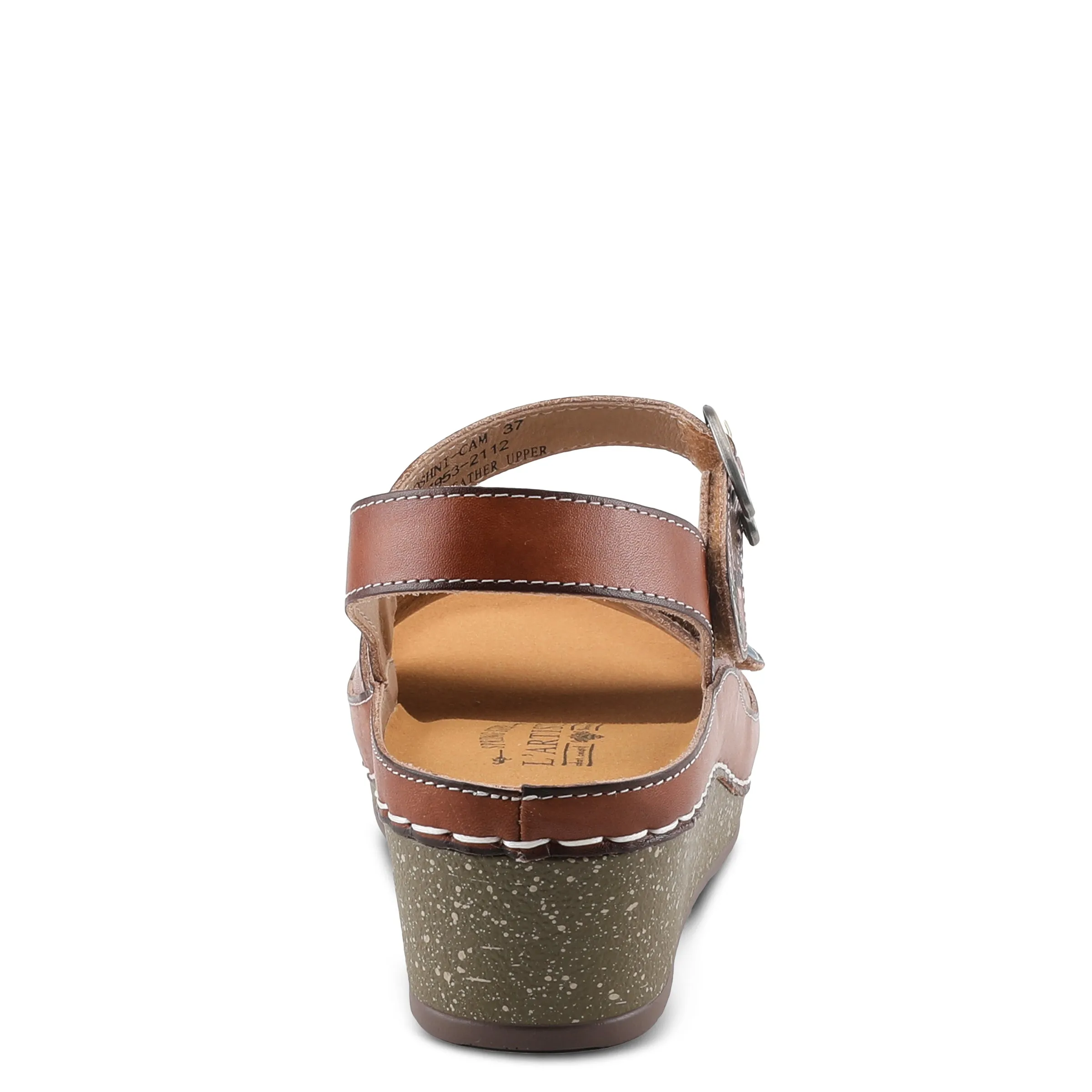 Spring Step Shoes L'Artiste Roshni Sandals Women's Hand Painted Leather