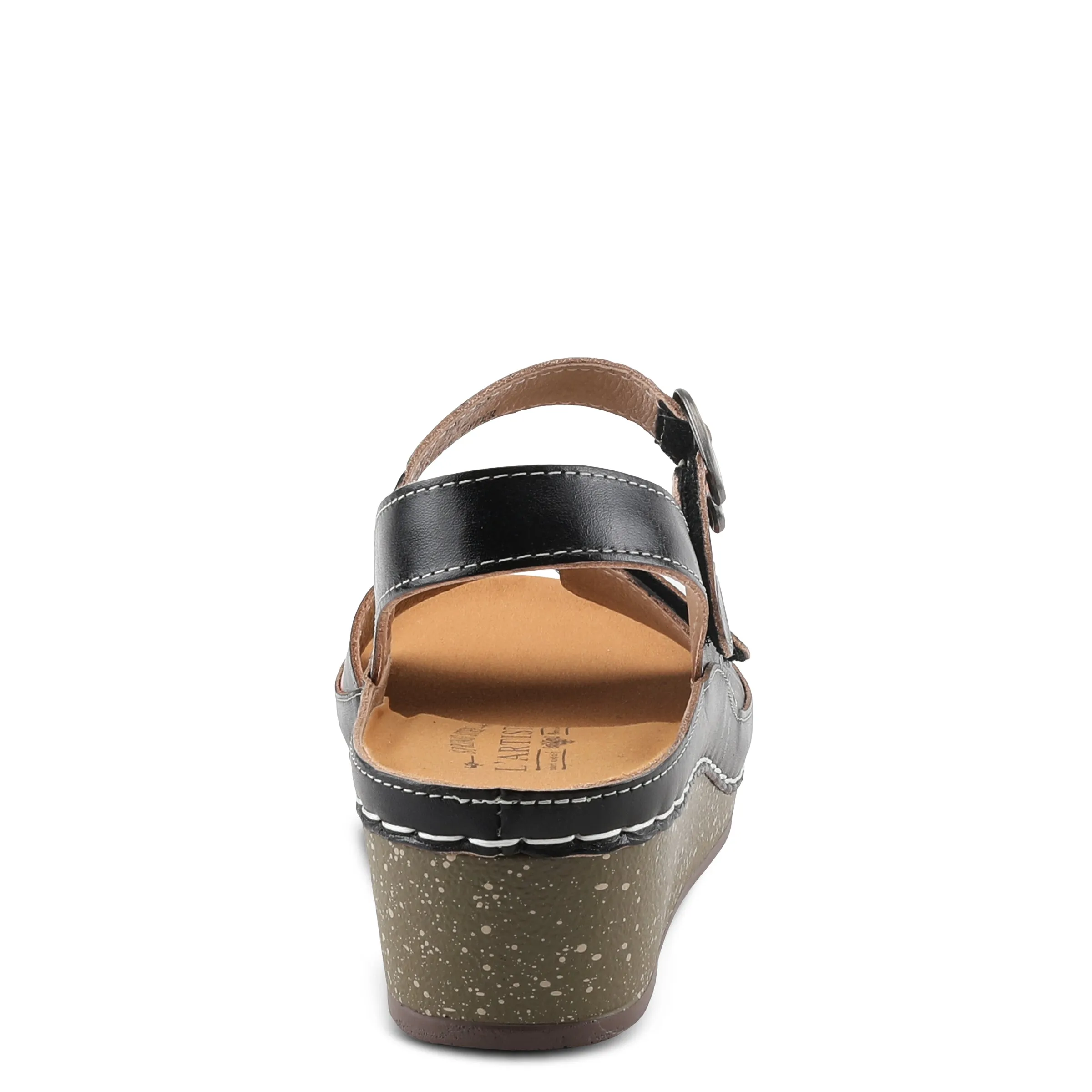 Spring Step Shoes L'Artiste Roshni Sandals Women's Hand Painted Leather