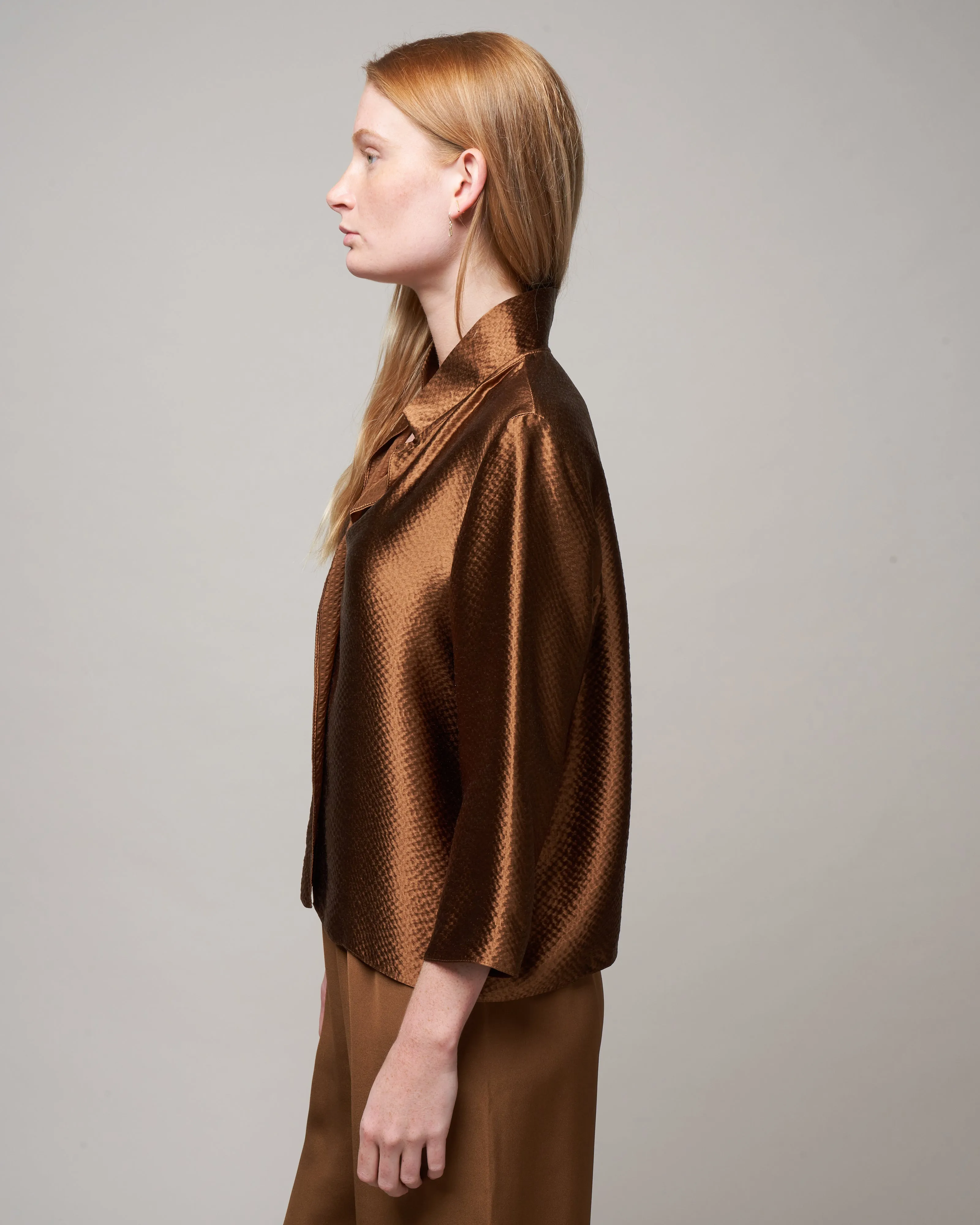 square front frolic top - clove