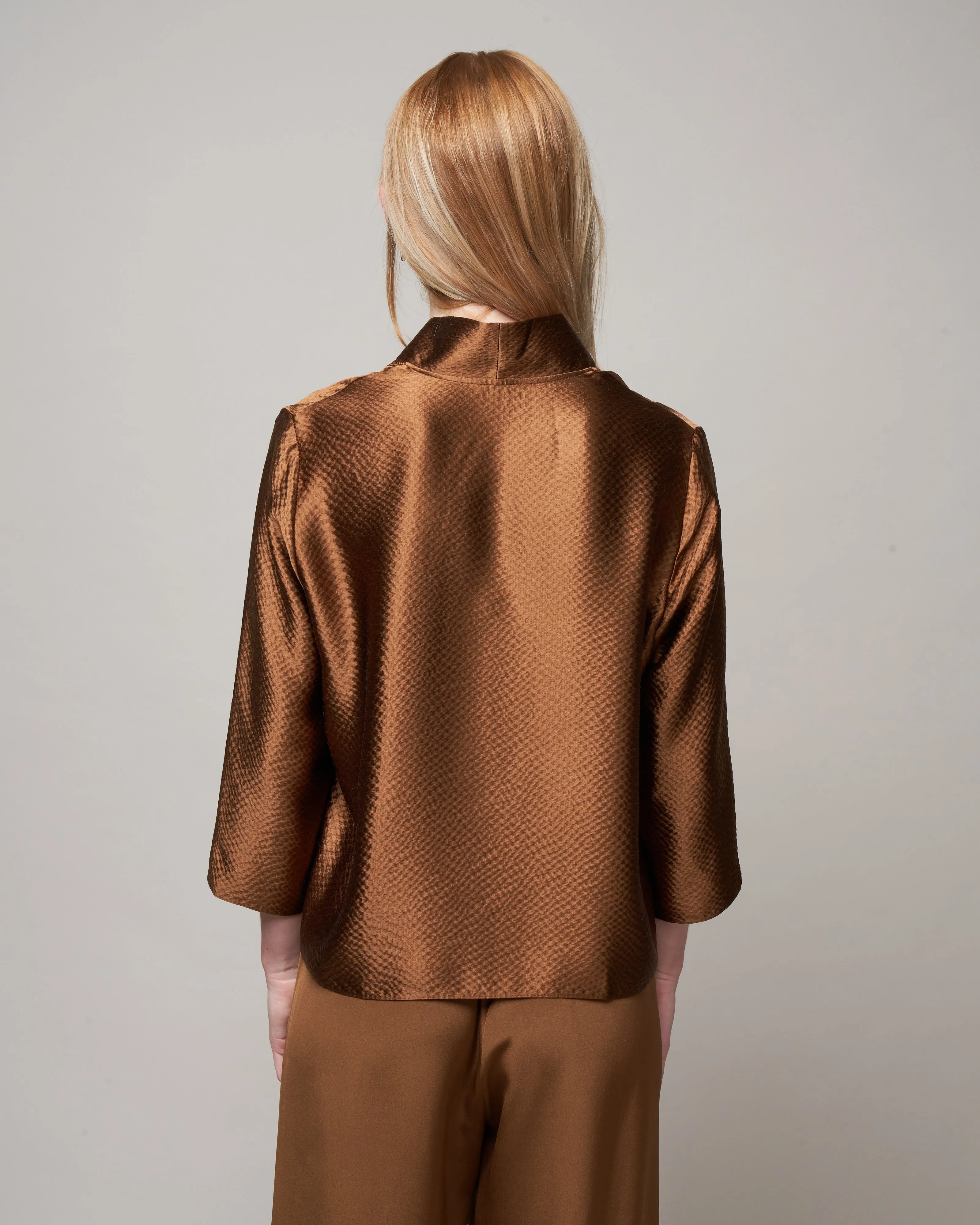 square front frolic top - clove