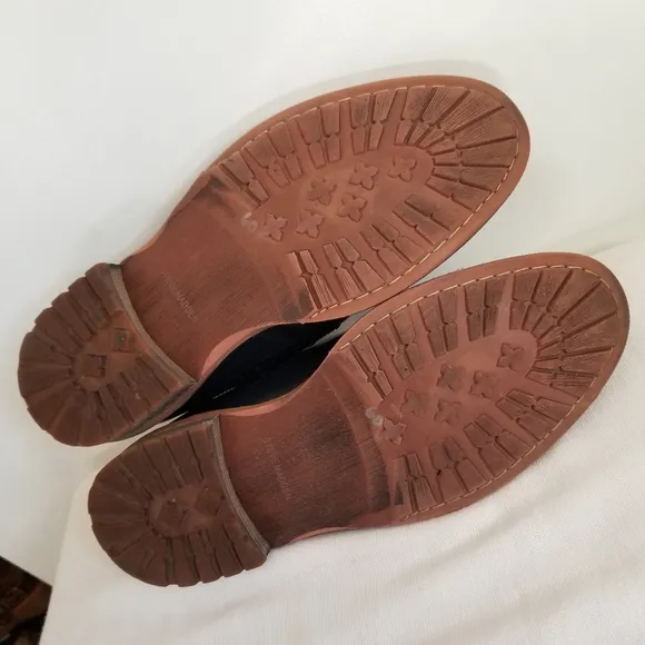Steve Madden Blue Leather Wingtip Oxfords