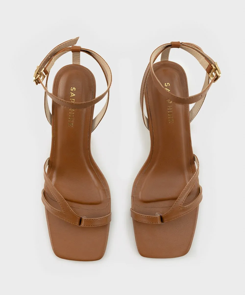 Strappy Kitten Heels