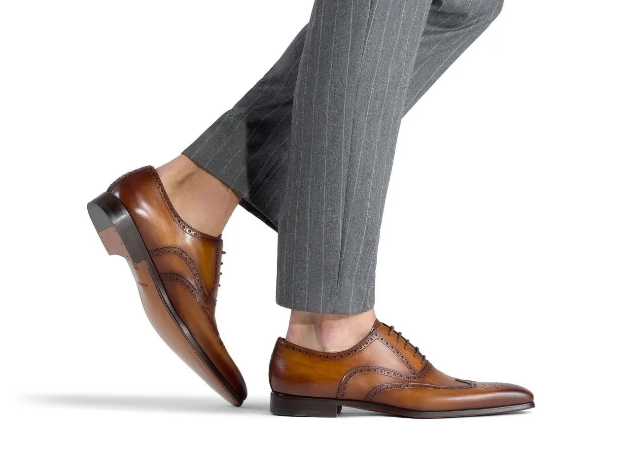 Stud Tan Oxford Shoes