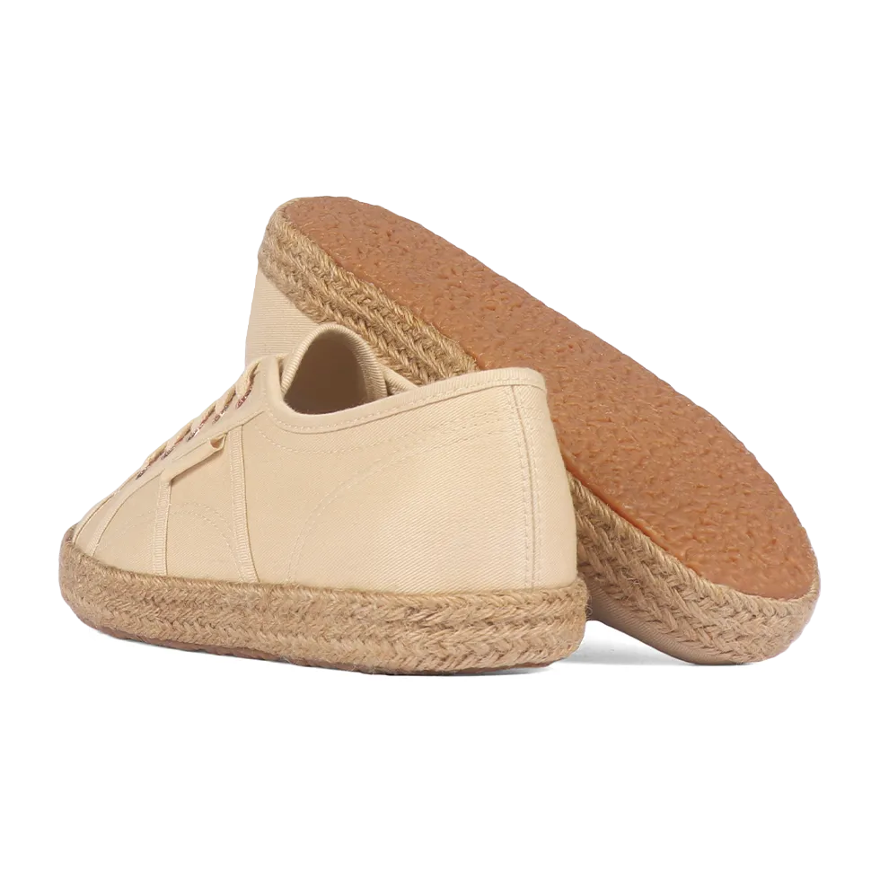 Superga 2750 Espadrille Beige Sand Rose Gold