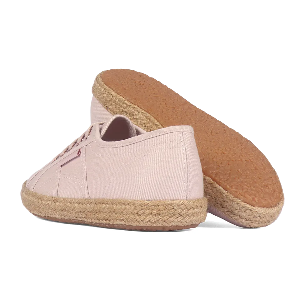 Superga 2750 Espadrille Pink Skin Rose Gold