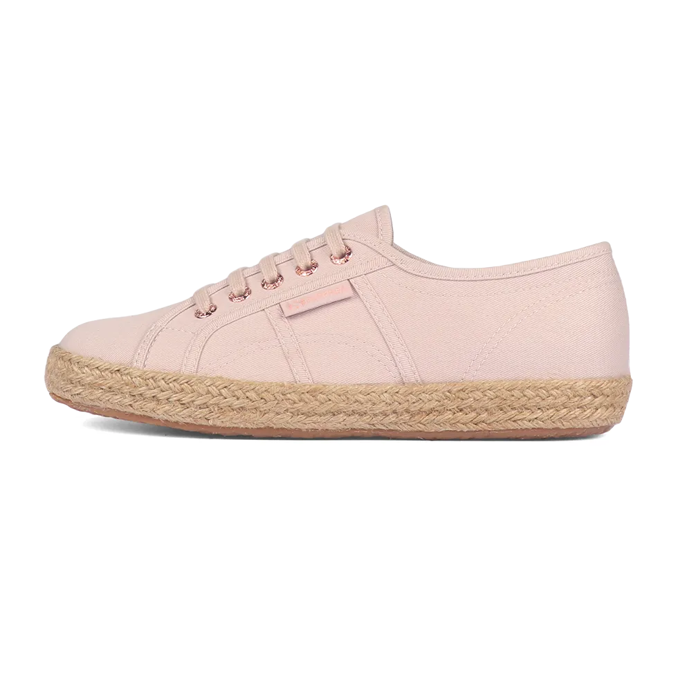 Superga 2750 Espadrille Pink Skin Rose Gold