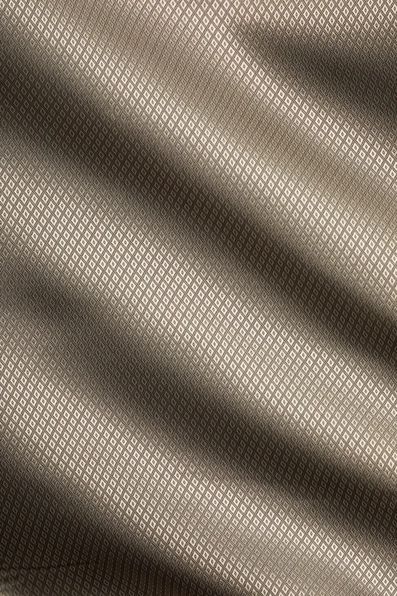 Tan Sharkskin 2 Button Suit
