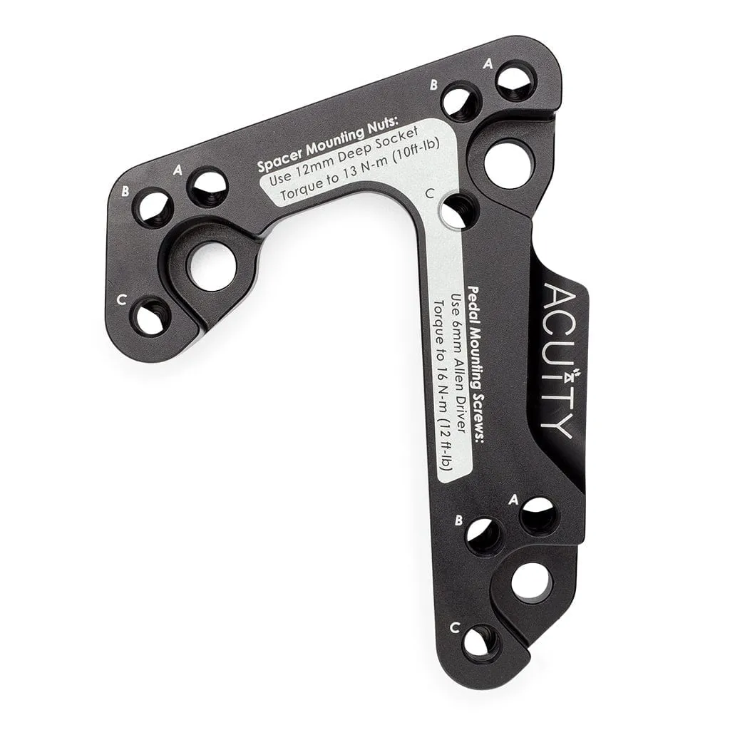 Throttle Pedal Spacer for the Left-Hand-Drive Vehicles