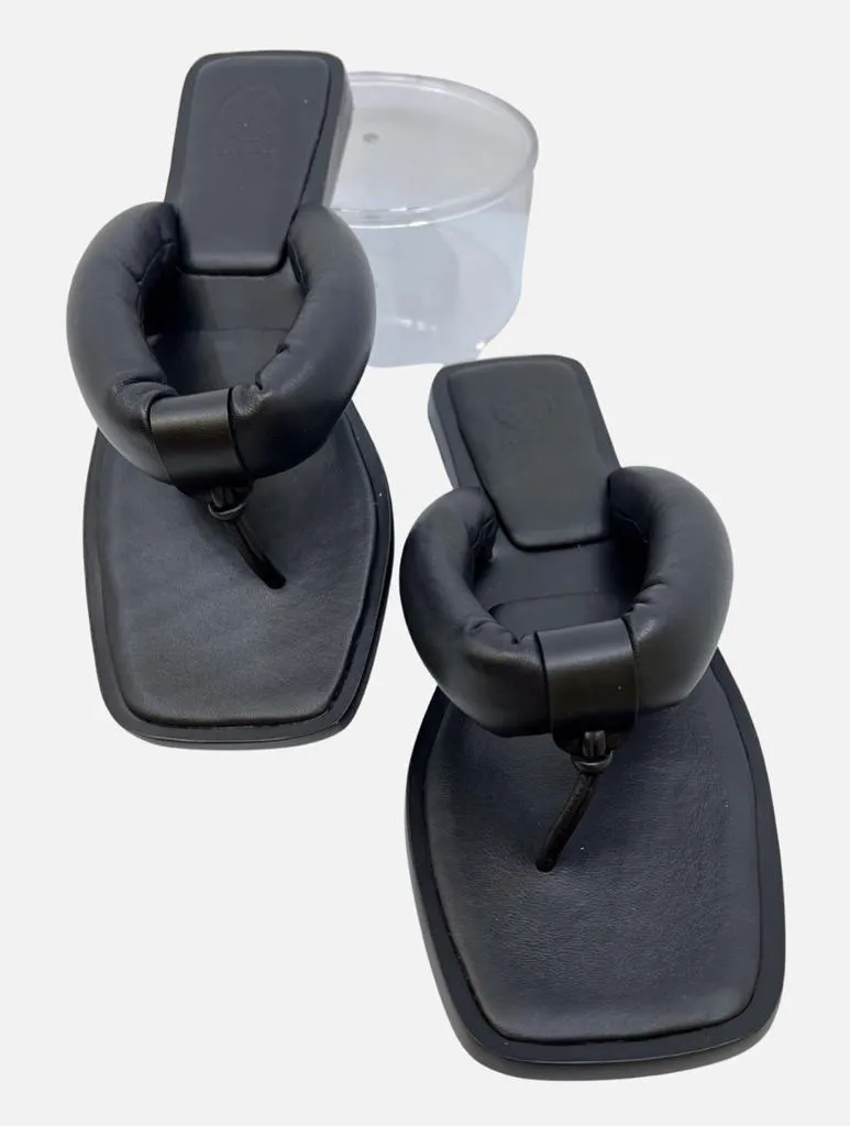 TORY BURCH PUFFY PADDED SLIDE SANDALS
