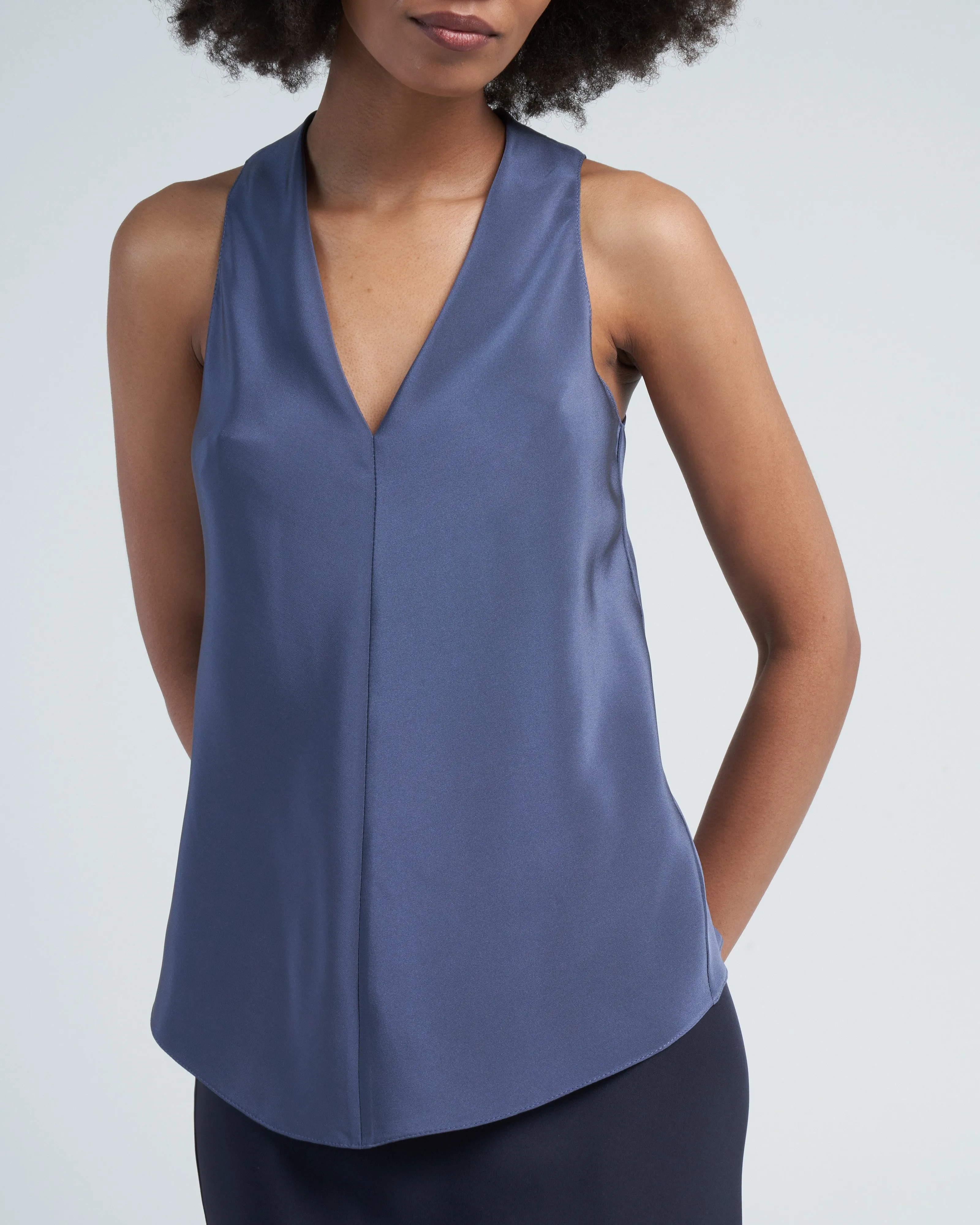 tux tank - denim
