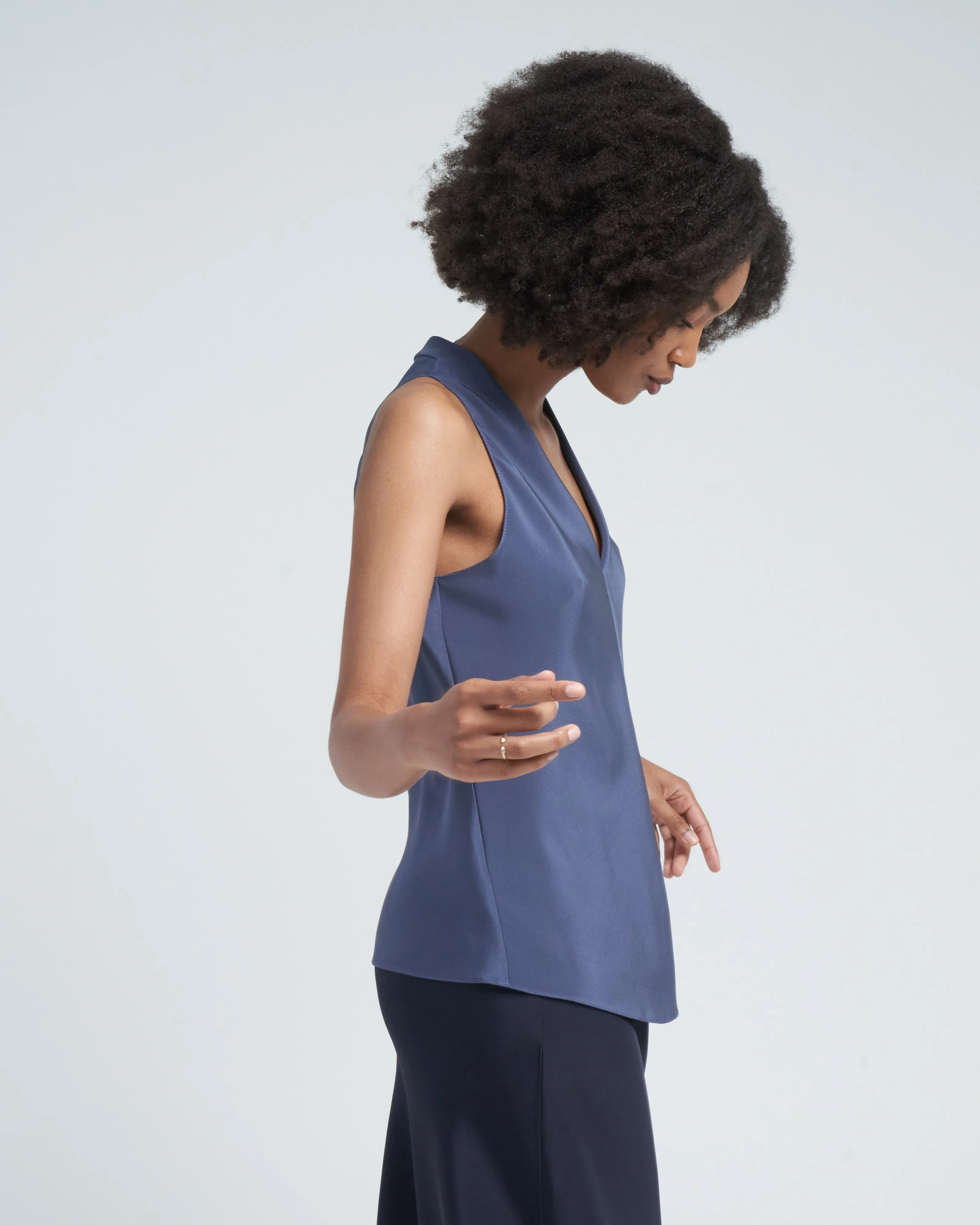 tux tank - denim