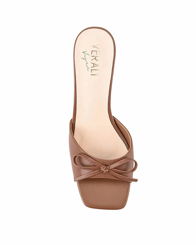 Verali Tay Heel Mules Cognac