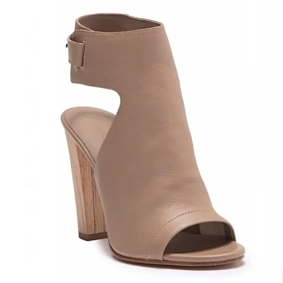 Vince Addie Cutout Open Toe Slingback Bootie