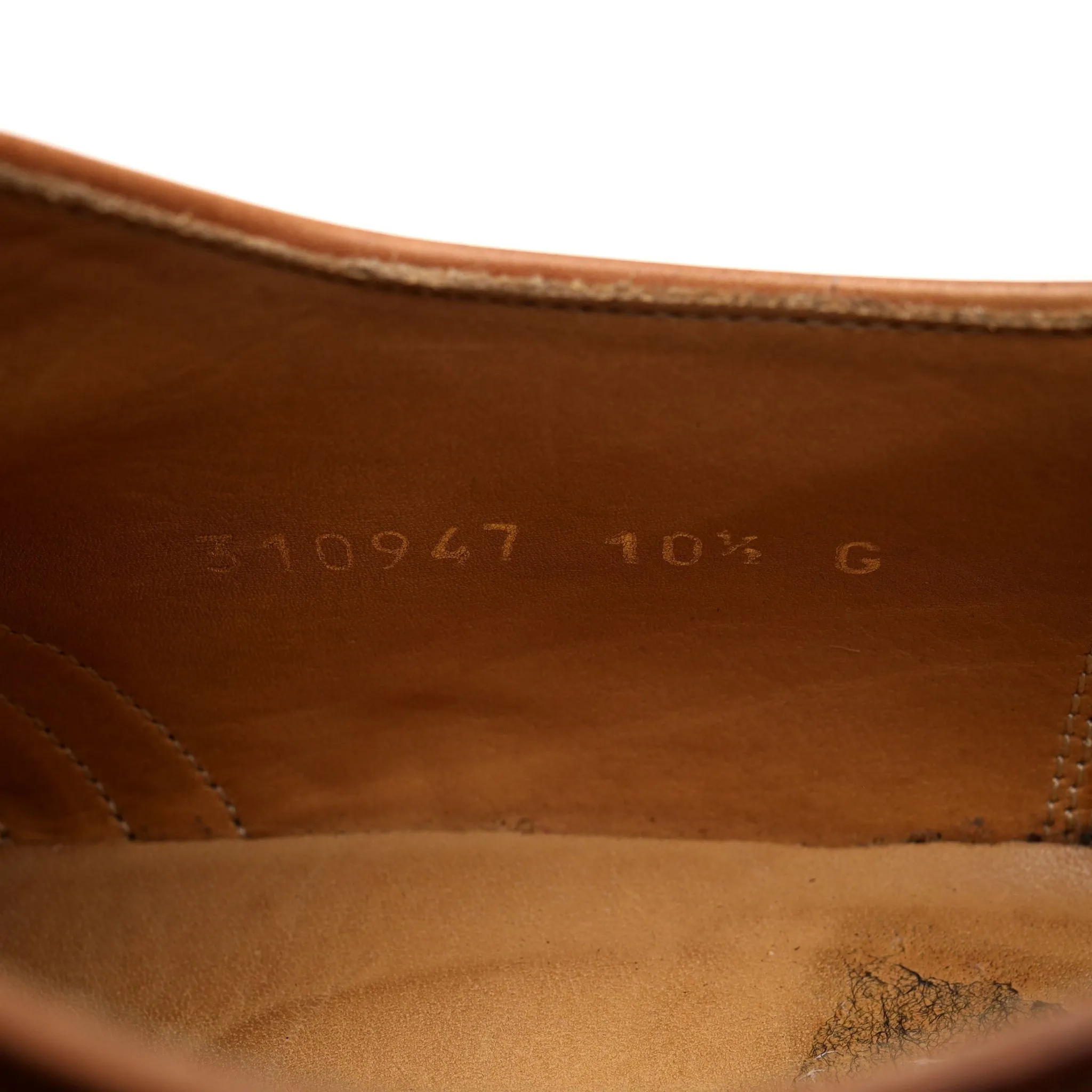 'Wallace' Tan Brown Leather Oxford Brogues UK 10.5 G