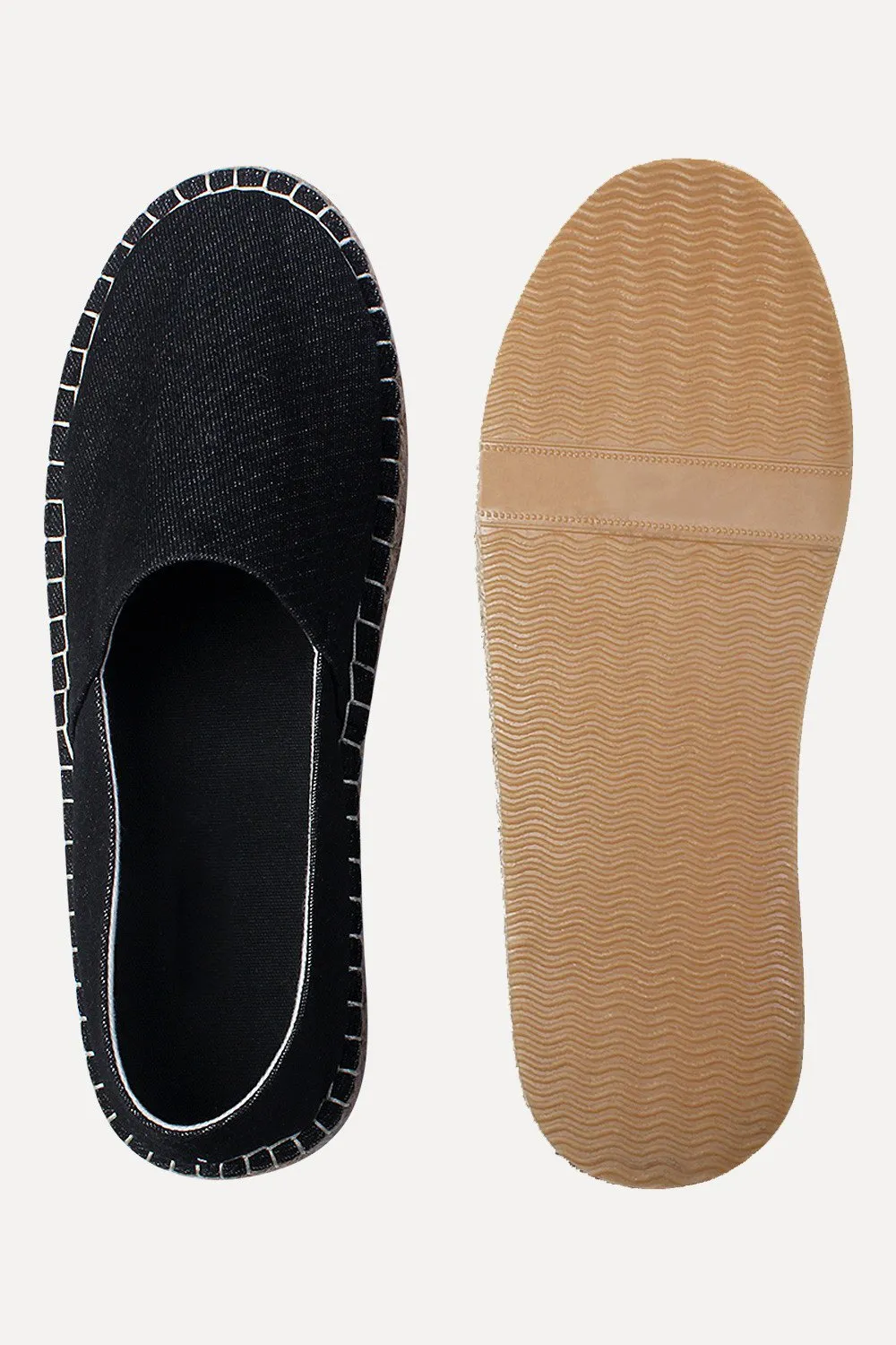 Washed Denim Espadrilles