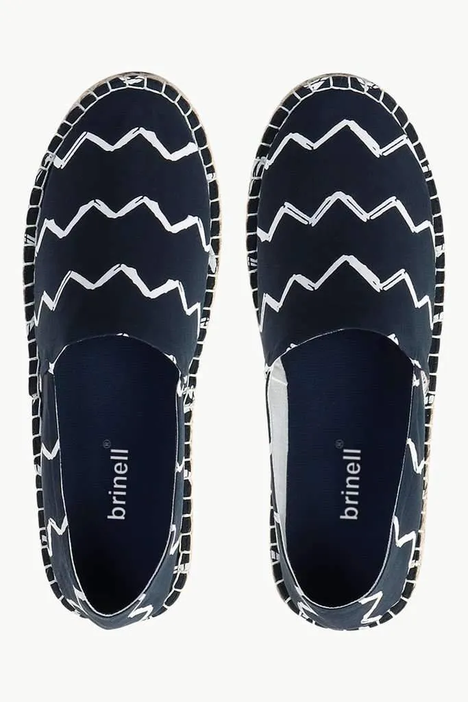 Wave Print Summer Espadrilles