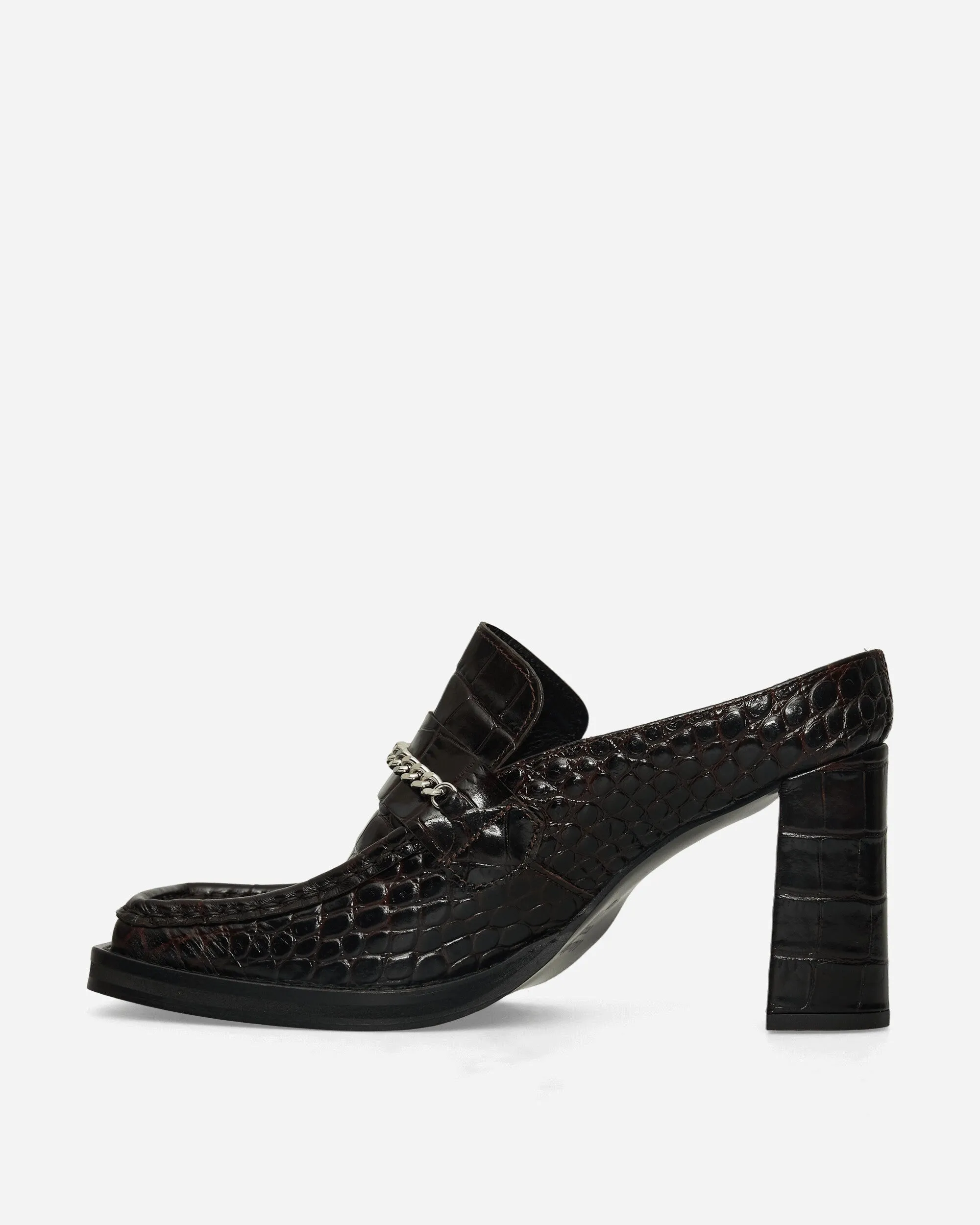 Women's Square Toe Heels Brown