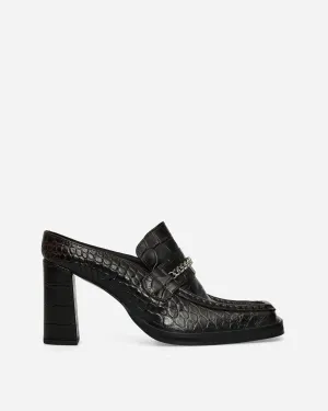 Women's Square Toe Heels Brown